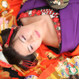 写真:フォトスタジオモニカの花魁ドレスプラン