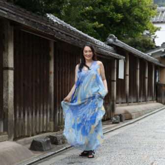 写真:京都・八坂庚申堂や八坂の塔でご友人とポートレートロケ撮影