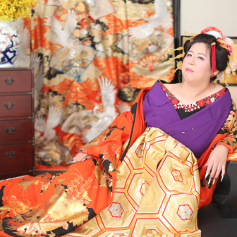 写真:フォトスタジオモニカの花魁ドレスプラン