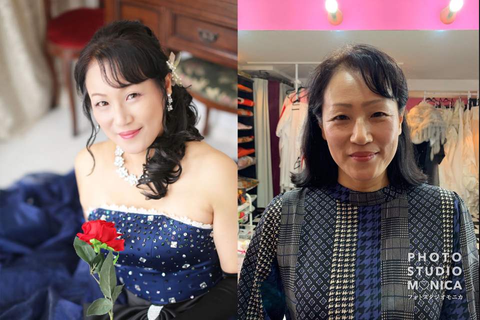 写真:カラードレスでのドレス全カットモニタープラン