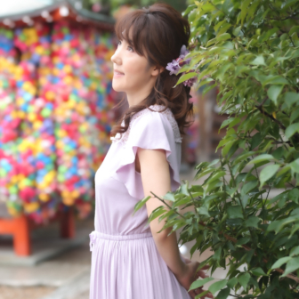 写真:京都・八坂庚申堂や八坂の塔でご友人とポートレートロケ撮影