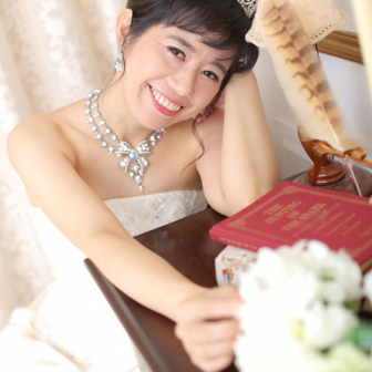 写真:花魁+ドレスプランで可憐にスタジオ撮影♪