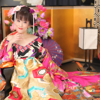 艶っぽい美しさ 現代風花魁スタジオ撮影 ギャラリー 京都の花魁体験 変身写真フォトスタジオモニカ