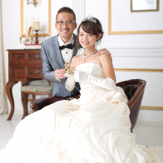 写真:結婚式前撮りやフォトウェディングに!カップルドレスプラン